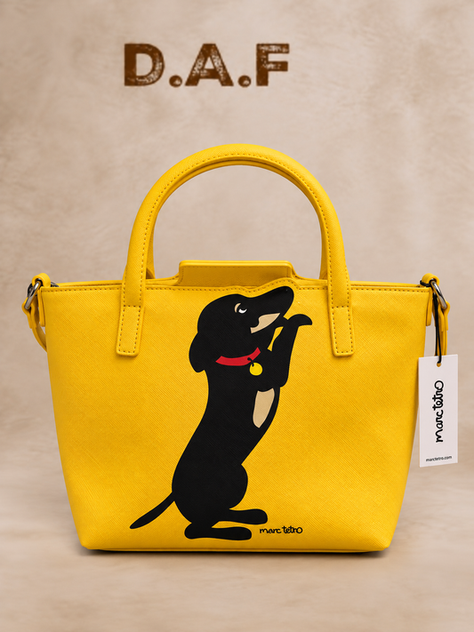 Dachshund Desenli Askılı Omuz Çantası