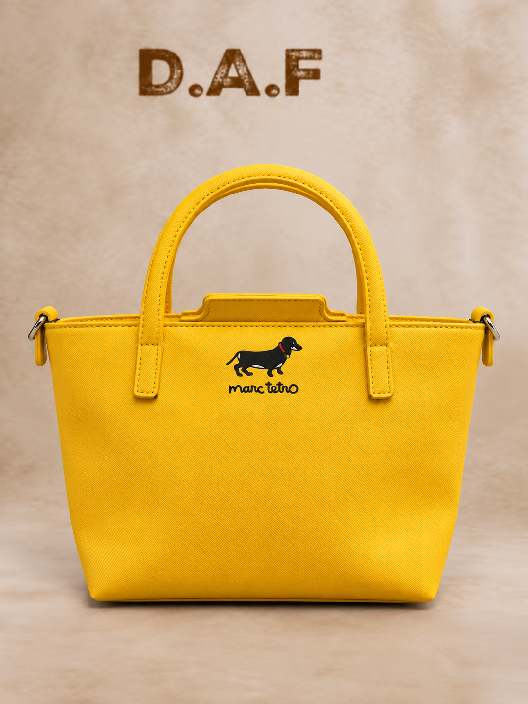 Dachshund Desenli Askılı Omuz Çantası