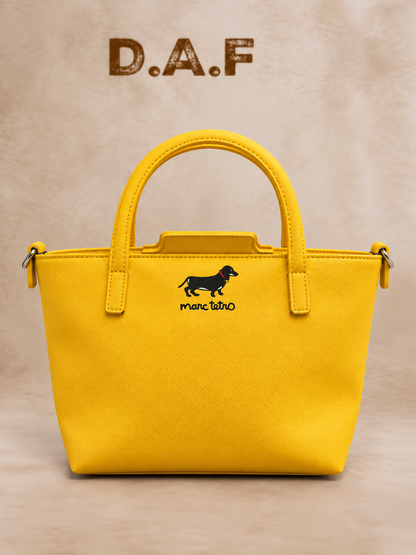 Dachshund Desenli Askılı Omuz Çantası