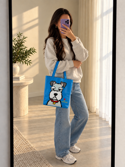 Schnauzer Desenli Kol Çantası